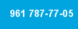 961 787-77-05 961 787-77-05